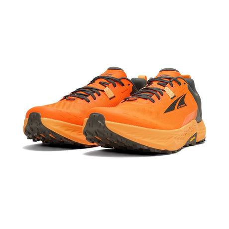 Altra Timp 5 Mens Trail Running Shoes Vibram Megagrip EGO MAX Zero Drop in Orange