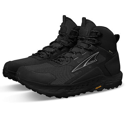 Altra Timp Hiker GTX Mens Trail Hiking Boots - Black (Gore-Tex Vibram Megagrip)