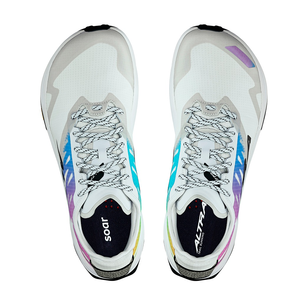Altra Womens Mont Blanc Carbon x Soar Trail Running Shoes in White (Sneakers/Runners)