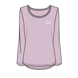 Sfida Alexis Womens Long Sleeve Top - Fragrant Lilac (Activewear) - FRAGRANT LILAC