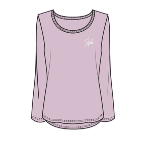 Sfida Alexis Womens Long Sleeve Top - Fragrant Lilac (Activewear) - FRAGRANT LILAC