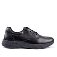 Sfida Alex Senior Kids Leather Lace Up School Shoes - Black (Boys/Girls) - BLACK
