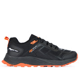 Sfida Alpine Mens Trail Shoes - Black/Orange (Trail Running/Hiking Shoes)