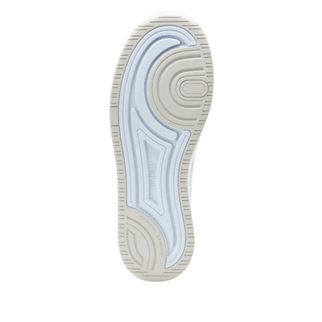 Alegria Alyster Retro Sneakers Washed Look Platform Lace Up Shoes in Cream