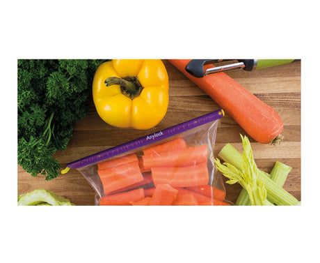 40pk AnyLock Bag Sealers/Sealing Rods Bulk Pack - Kitchen Storage Zip Lock Stick Clips