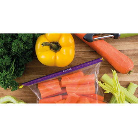 8pk AnyLock Bag Sealers/Sealing Rods - Kitchen Storage Zip Lock Stick Clips