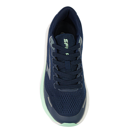 Sfida Arcana Womens Runners - Navy/Mint (Running Shoes/Sneakers)