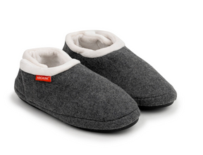 Archline Orthotic Closed Slippers - Grey Marle (Orthopedic Footbed w/ Arch Support)