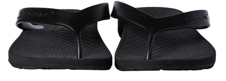 ARCHLINE Orthotic Thongs Arch Support Shoes Footwear Flip Flops Orthopedic - Black/Black