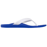 ARCHLINE Orthotic Thongs Arch Support Shoes Footwear Flip Flops Orthopedic - Blue/White 