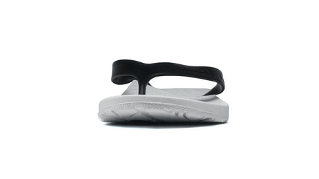 ARCHLINE Orthotic Thongs Arch Support Shoes Footwear Flip Flops Orthopedic - White/Black