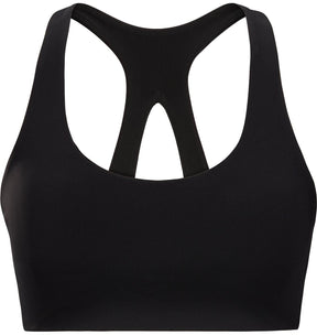 Arcteryx Womens Essent Crop Top Sports Bra Comfy Hiking Tank in Black