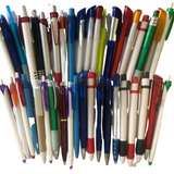 114x Ball Point Pen + Pens Holder Folder Gift School Office Business BULK