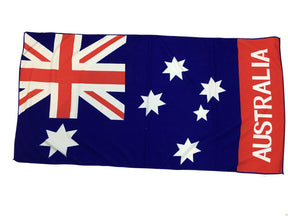 Australia Flag Beach Towel (150x75cm) - Souvenir for Australia Day