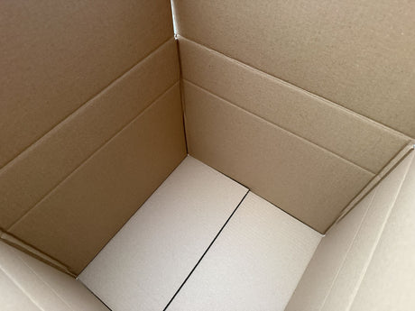 10x Height Adjustable Corrugated Cardboard Moving & Storage Boxes (45 x 45 x 40/30cm)