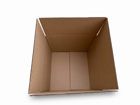 10x Height Adjustable Corrugated Cardboard Moving & Storage Boxes (45 x 45 x 40/30cm)