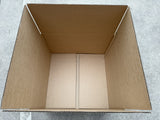 15x Height Adjustable Corrugated Cardboard Moving & Storage Boxes (46 x 49 x 30/21cm)