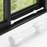 Adjustable Window Security Bar Safety Door Lock w/ Anti-Slip Rubber Tips