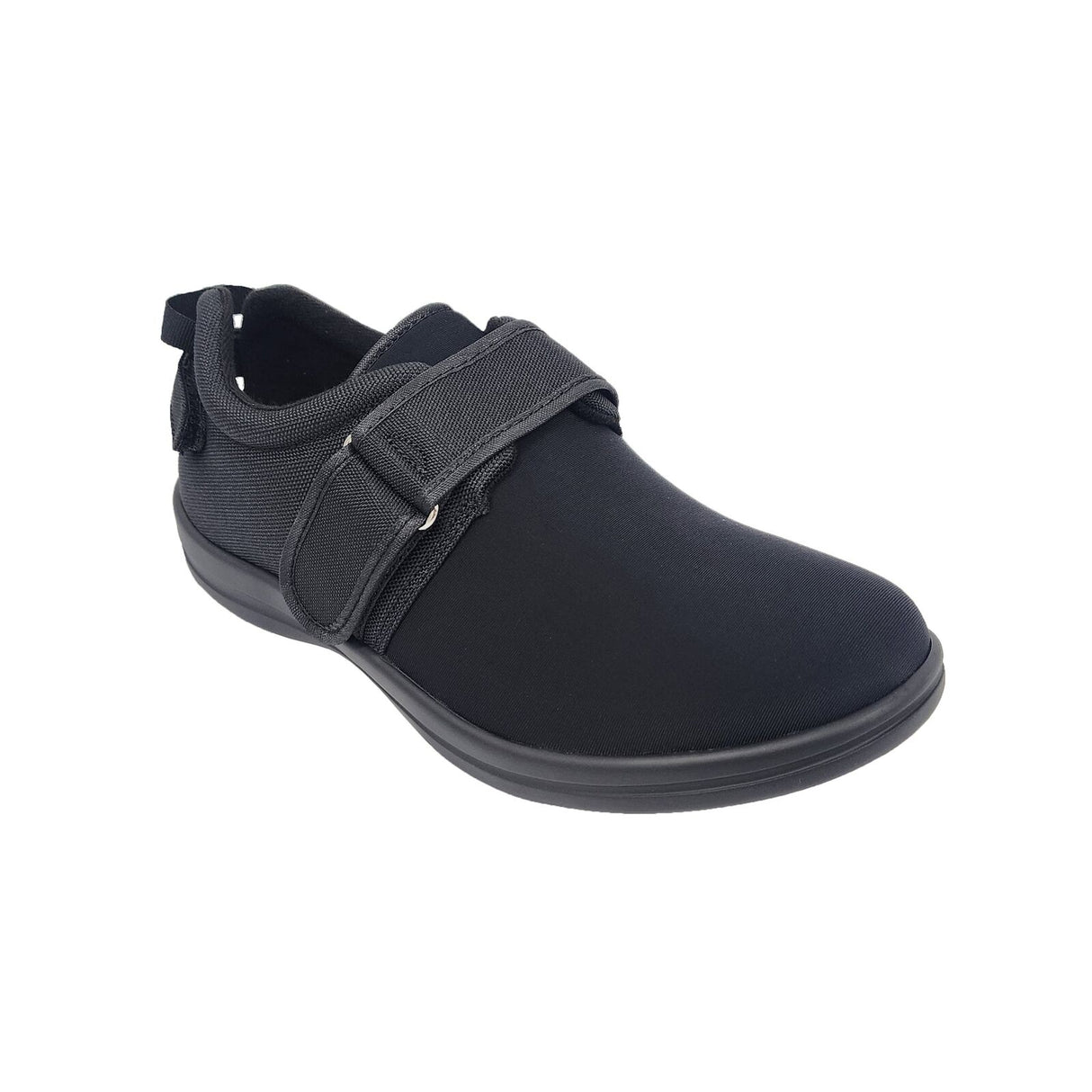 Axign Stretch Walker Diabetic Stretch w/ Orthotic Walking Shoes in Black