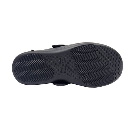 Axign Stretch Walker Diabetic Stretch w/ Orthotic Walking Shoes in Black