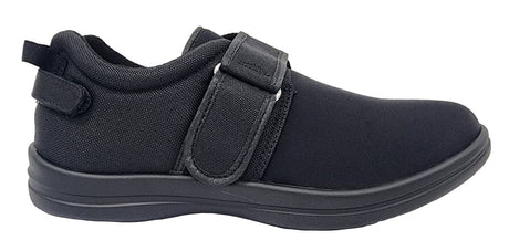 Axign Stretch Walker Diabetic Stretch w/ Orthotic Walking Shoes in Black