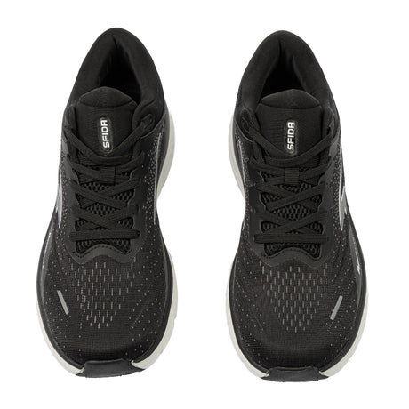 Sfida Axion Womens Runners - Black/White (Running Shoes/Sneakers)