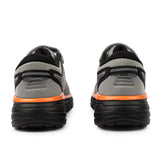 Sfida Axion Boys V Strap Runners - Grey/Black/Orange (Kids Sneakers/Shoes)
