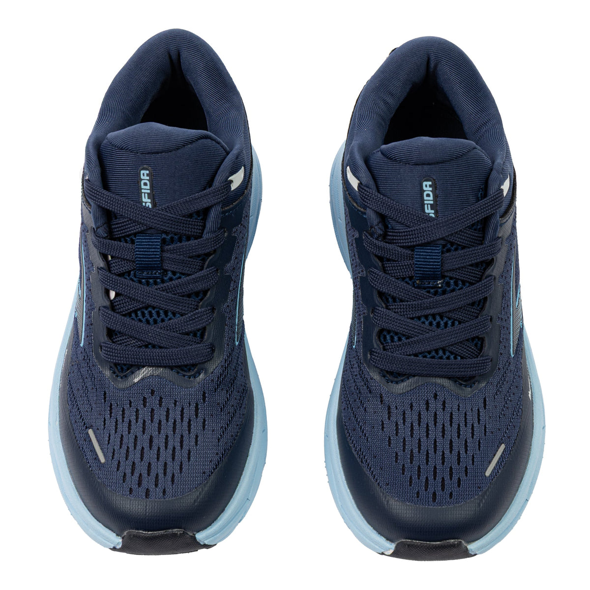 Sfida Axion Boys Lace Up Runners - Navy/Sky (Kids Sneakers/Shoes)