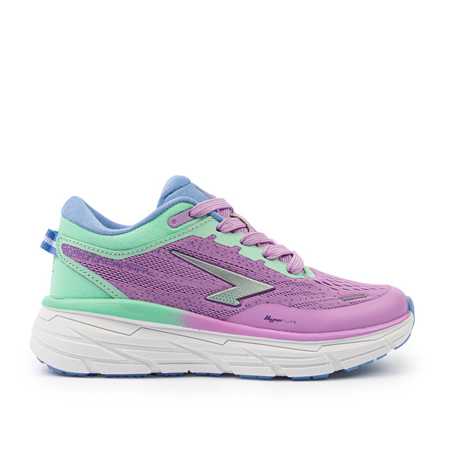 Sfida Axion Girls Lace Up Runners - Lilac/Mint (Kids Sneakers/Shoes) - LILAC/MINT
