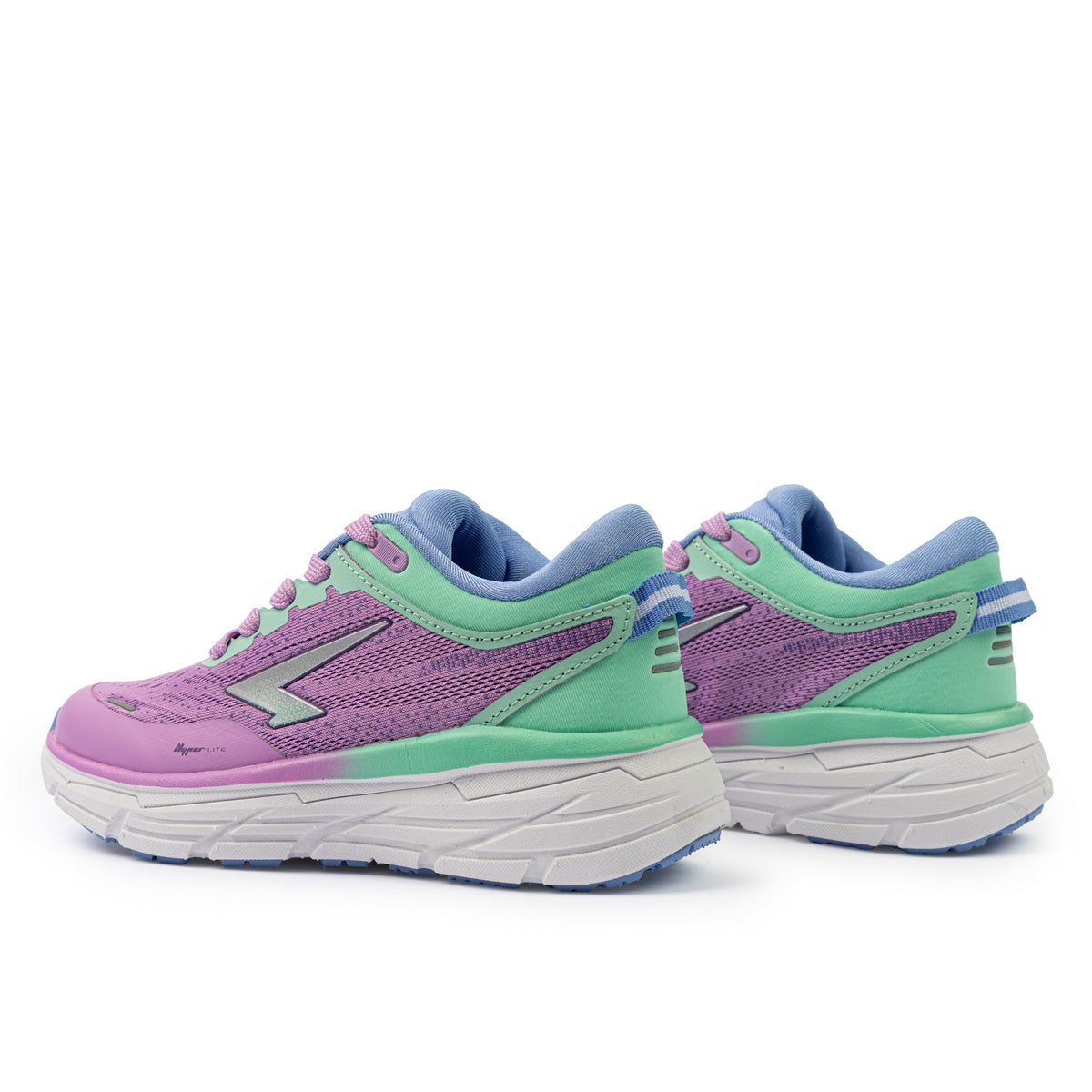Sfida Axion Girls Lace Up Runners - Lilac/Mint (Kids Sneakers/Shoes)