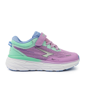 Sfida Axion Girls V Strap Runners - Lilac/Mint (Kids Sneakers/Shoes) - LILAC/MINT