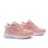 Sfida Axion Girls Lace Up Runners - Pink/Peach (Kids Sneakers/Shoes)