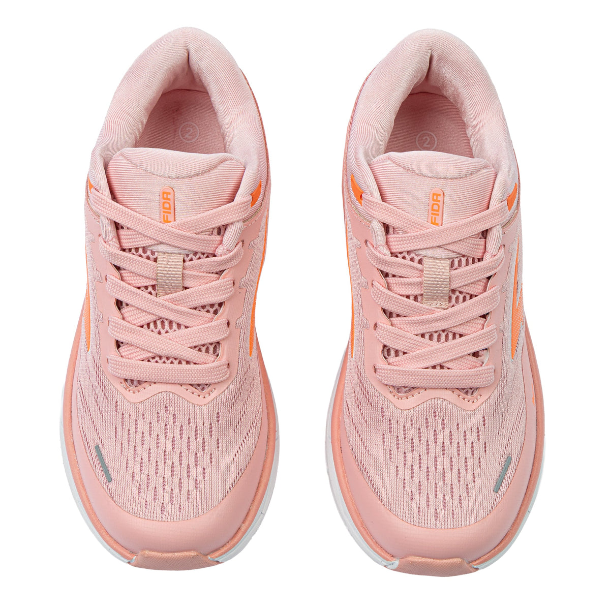 Sfida Axion Girls Lace Up Runners - Pink/Peach (Kids Sneakers/Shoes)