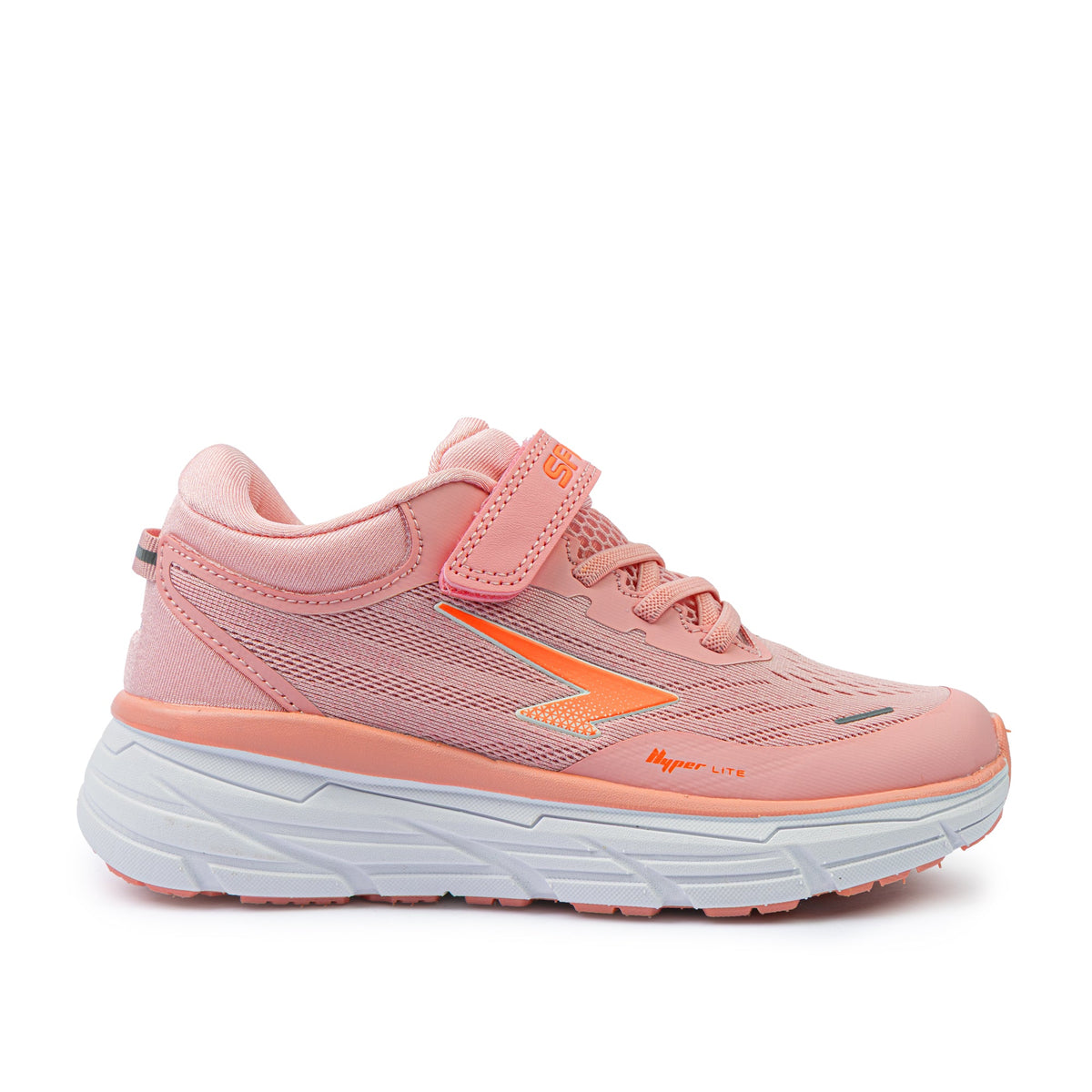 Sfida Axion Girls V Strap Runners - Pink/Peach (Kids Sneakers/Shoes)