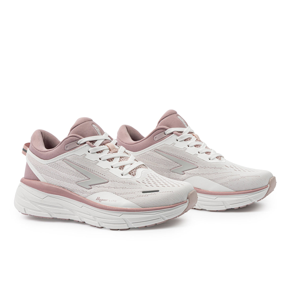 Sfida Axion Womens Runners - White/Rose (Running Shoes/Sneakers)