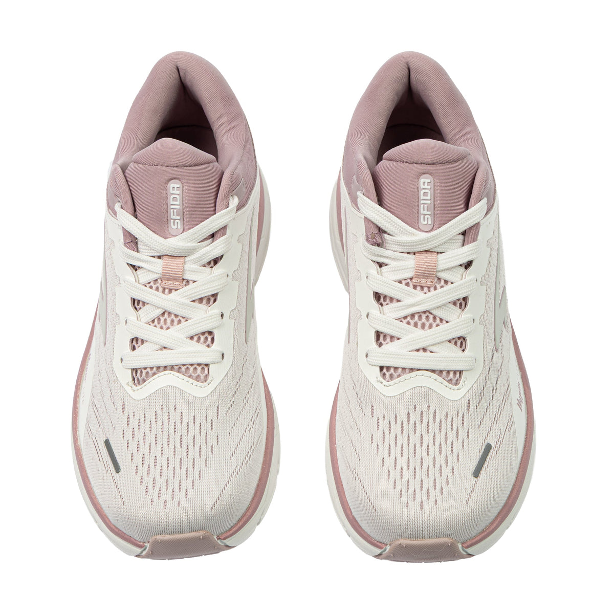 Sfida Axion Womens Runners - White/Rose (Running Shoes/Sneakers)