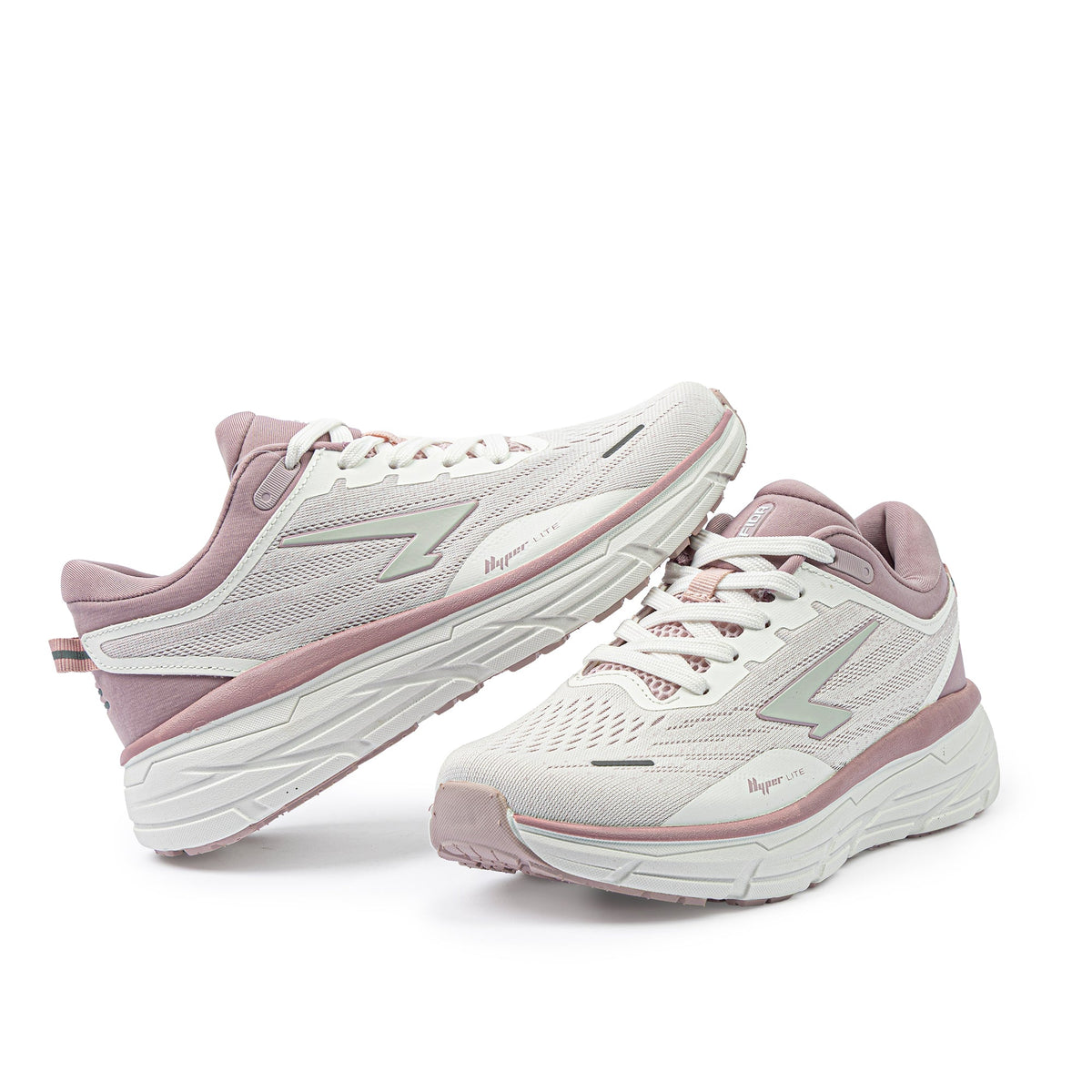 Sfida Axion Womens Runners - White/Rose (Running Shoes/Sneakers)