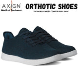 Axign River Orthotic Shoes Sneakers Runners Lightweight Casual Waterproof Sole - Navy
