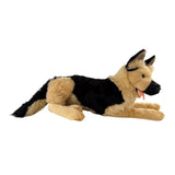Bocchetta Apollo 64cm German Shepherd with Satin Pocket Plush Toy (Realistic Stuffed Animal Dog Gift)