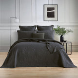 Renee Taylor Asher Jacquard Coverlet Set - Grey (OEKO-TEX Certified Bedspread)
