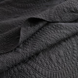 Renee Taylor Asher Jacquard Coverlet Set - Grey (OEKO-TEX Certified Bedspread)