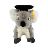 Bocchetta Athena 20cm Graduation Koala Plush Toy - Grey (Stuffed Animal Graduation Gift)