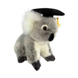 Bocchetta Athena 20cm Graduation Koala Plush Toy - Grey (Stuffed Animal Graduation Gift)