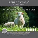Renee Taylor Premium Australian Wool Quilt (550 GSM)
