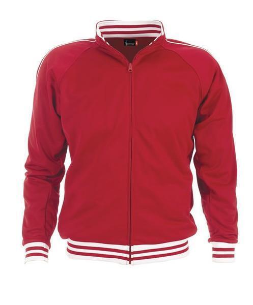 Identitee Mens Varsity Track Suit Top Jacket Jumper Long Sleeve Sunset Urban Casual - Navy