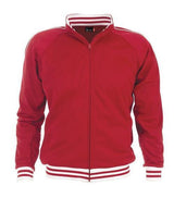 Identitee Mens Varsity Track Suit Top Jacket Jumper Long Sleeve Sunset Urban Casual - Navy