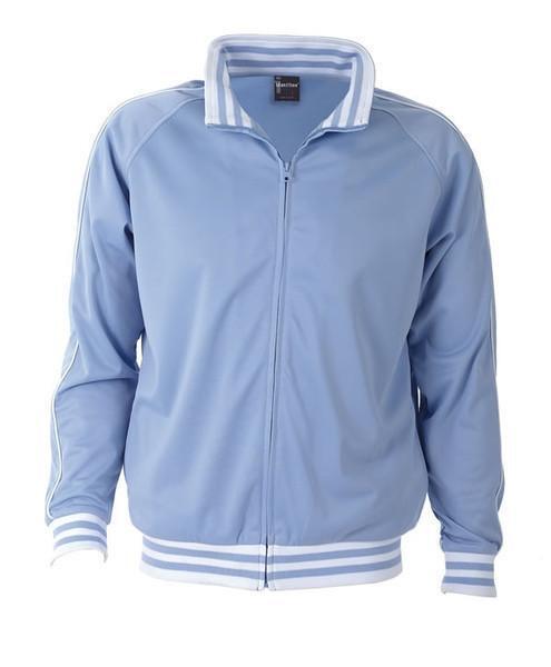 Identitee Mens Varsity Track Suit Top Jacket Jumper Long Sleeve Sunset Urban Casual - Army Green