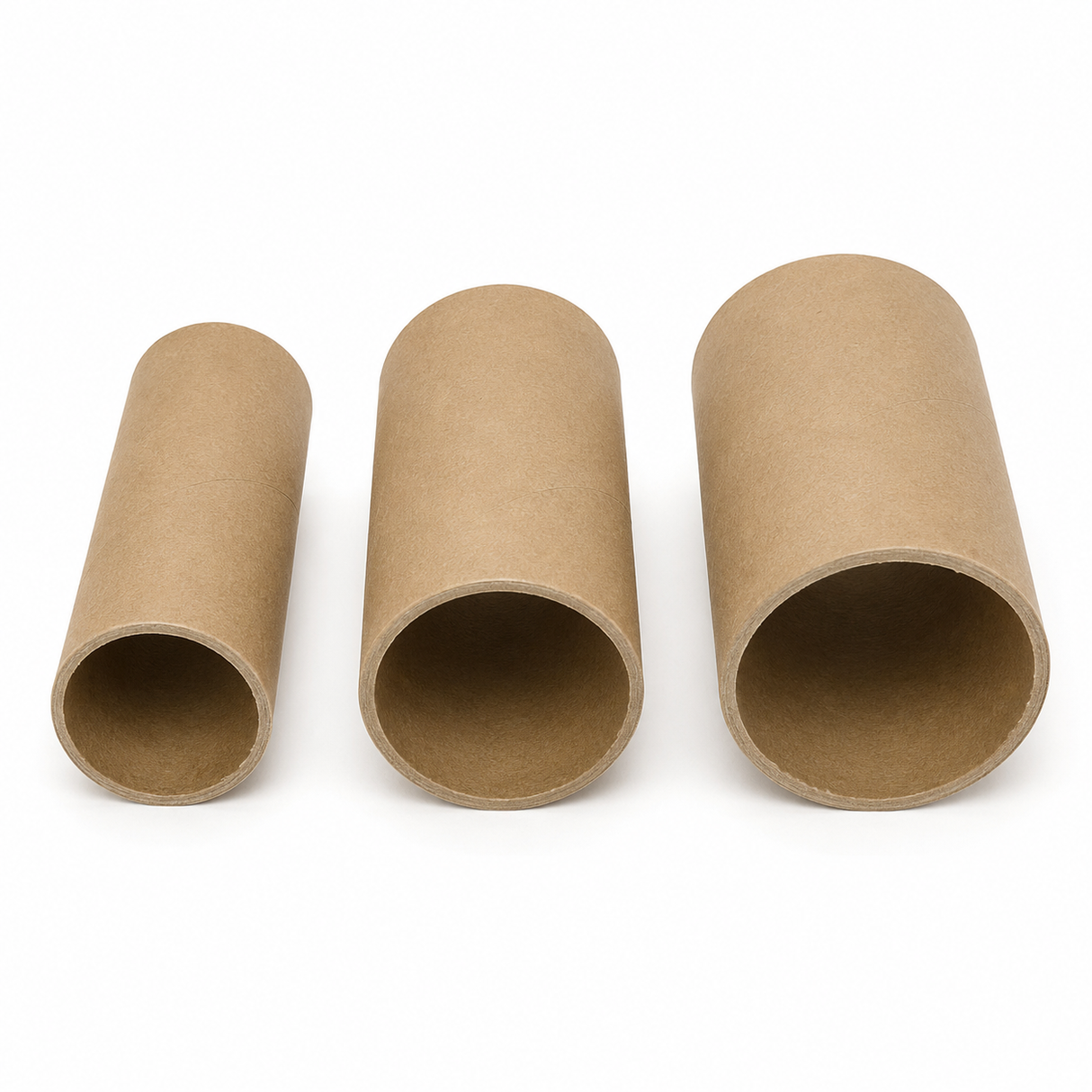 3x 10cm Brown Strong Cardboard Paper Tubes - Arts, Crafts & DIY (30/40/50mm Diameters)