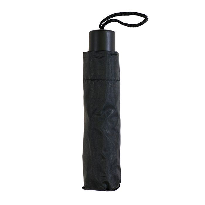 Brellerz Basic Compact Folding Wind Resistant Umbrella in Black
