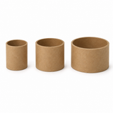 3x 3cm Brown Strong Cardboard Paper Tubes - Arts, Crafts & DIY (30/40/50mm Diameters)